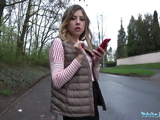 Public Agent Russian hotty loves daylight outdoor sex Public Agent