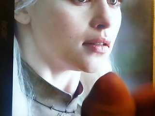 HD Videos Emilia Clarke cum tribute 5