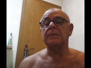 grandpa naked shave time