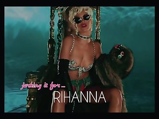 Duże Fiuty Jerking It For... Rihanna 01